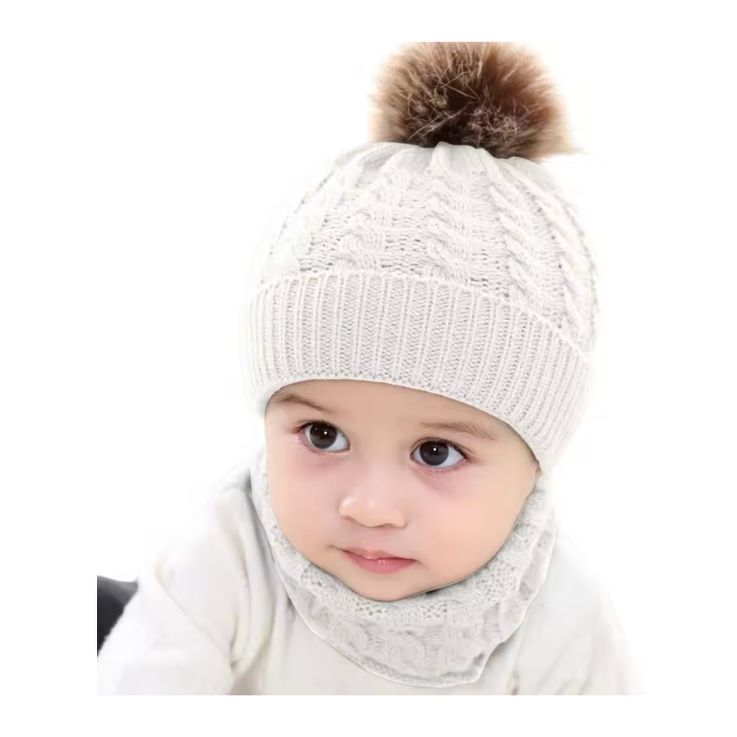 Set de Gorro bebes Con Cuello Otoño - Invierno – Seben Kids